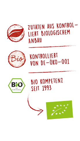 Infos zum BURGER Bio-Sortiment